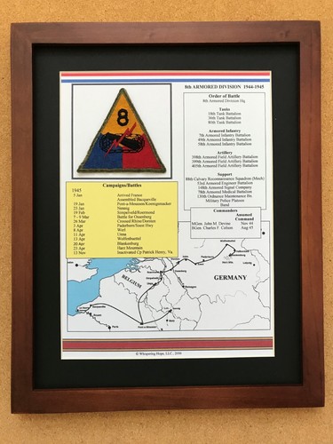 8th armored division - armored, and